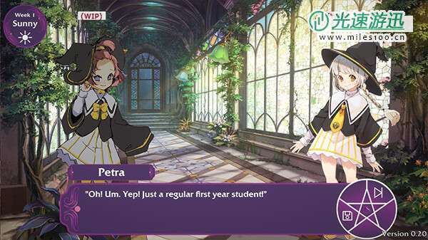 魔女养成视觉小说《Witch Please!》Steam页面开放 发行日期待定